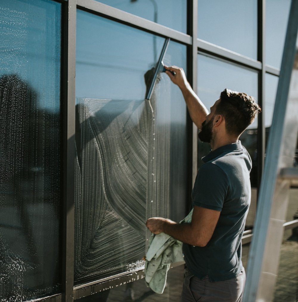 Professional window cleaning service